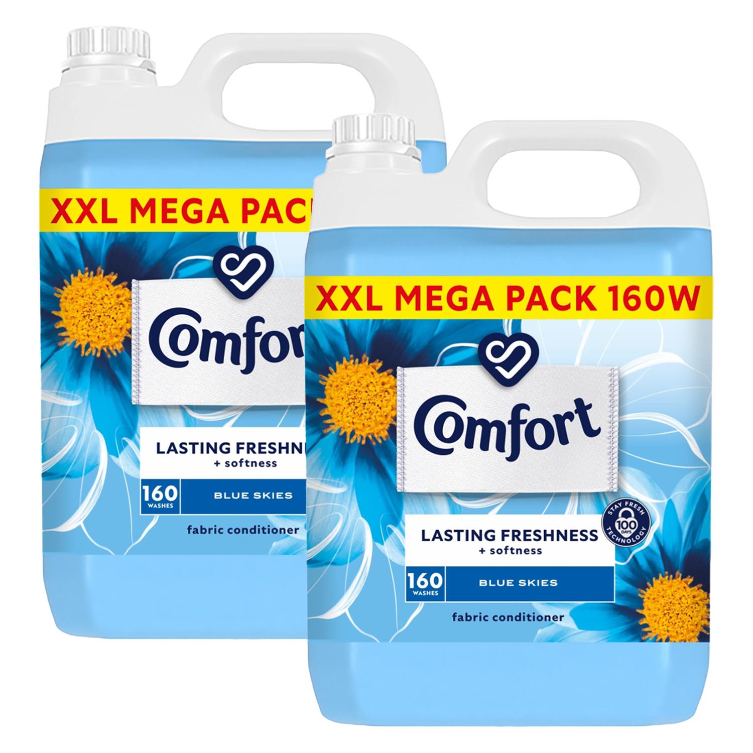 Fabric Conditioner Blue Skies Xxl Mega Pack 160 Washes, 2 Pk