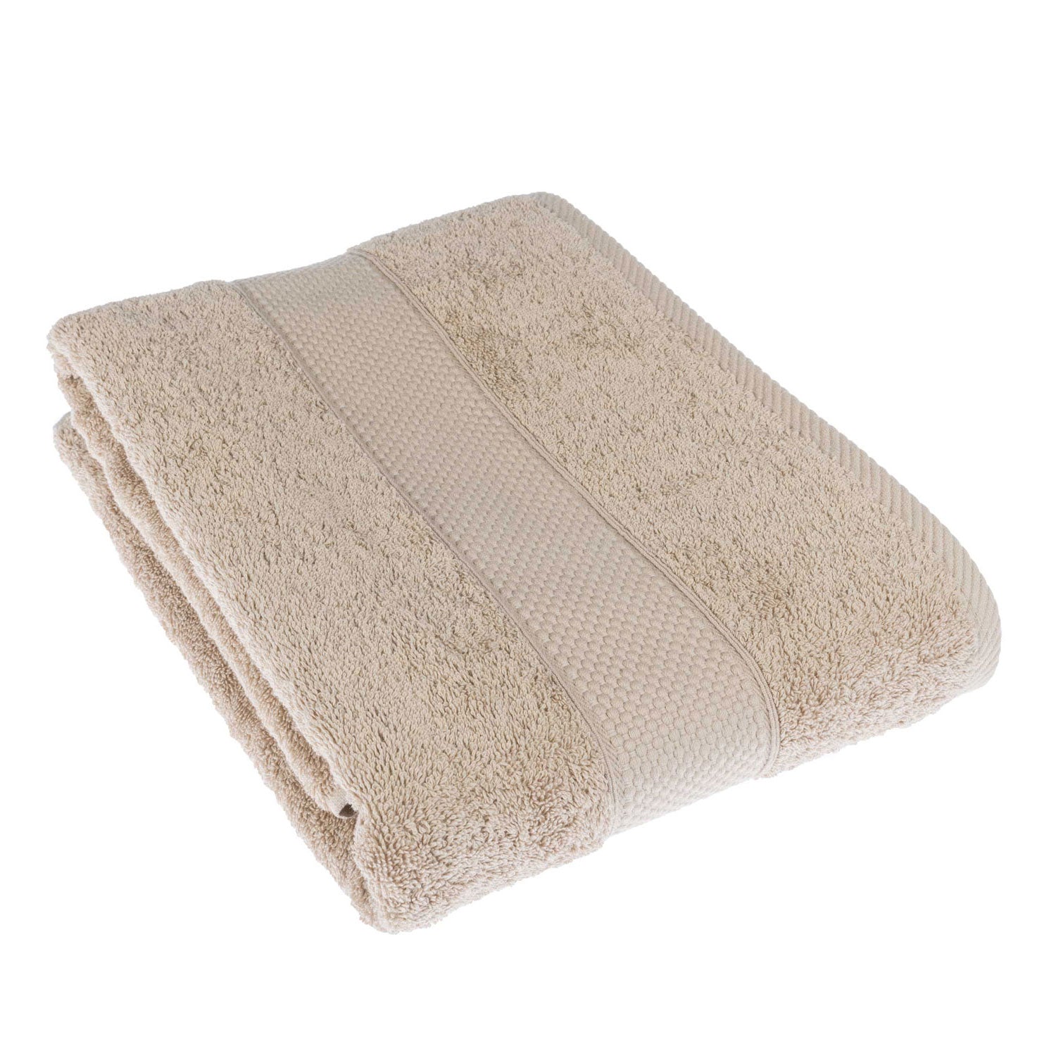 Turkish Cotton 500gsm Towel | Bath Sheet | Stone