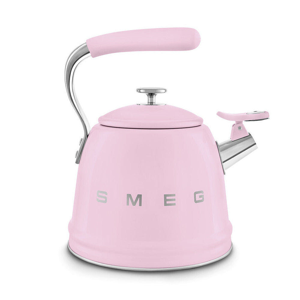 Wkf01 Retro Stovetop Whistling Kettle | Pink