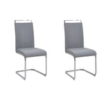 2pcs Metal High Dining Chairs