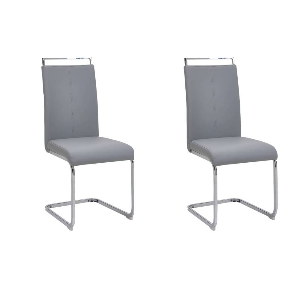 2pcs Metal High Dining Chairs