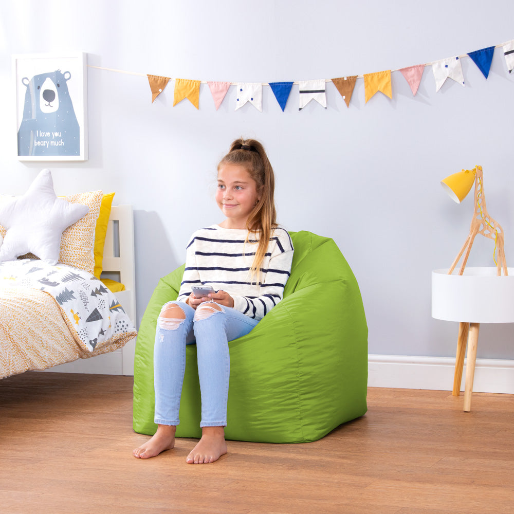 Kids Bean Bag Chair Childrens Bean Bags | Lime