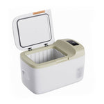 16l / 23l Car Refrigerator Portable Compressor Car Fridge Freezer Electric Cooler Box With 12/24v Dc Down To -20℃ | Large | Green