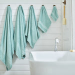 Egyptian Embrace Towels – 550gsm Egyptian Cotton, Fluffy Soft & Highly Absorbent | Hand Towel Pair | Duck Egg