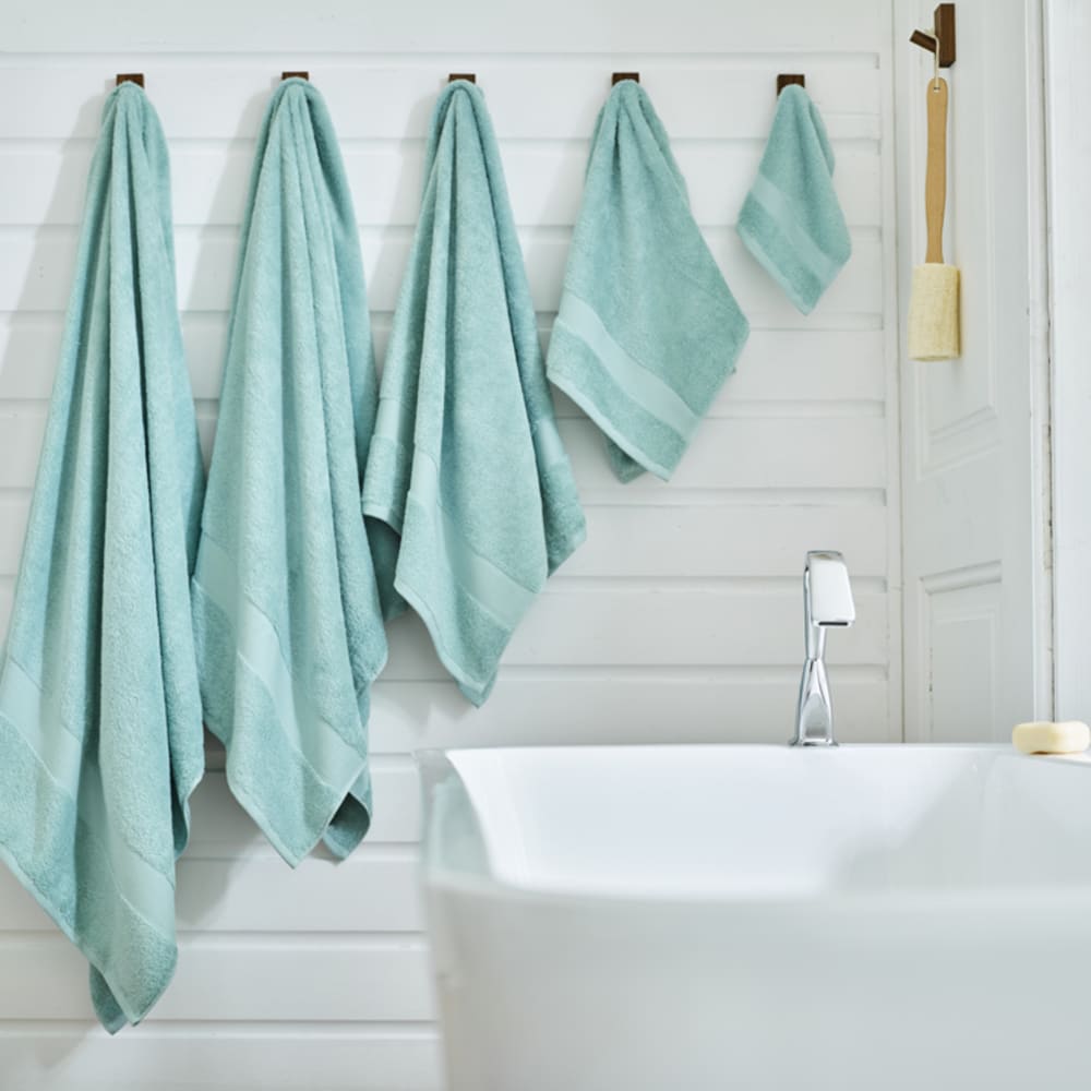 Egyptian Embrace Towels – 550gsm Egyptian Cotton, Fluffy Soft & Highly Absorbent | Bath Sheet | Duck Egg