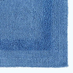 Luxury Reversible Cotton Bath Mat | 70 x 120cm | Cobalt Blue