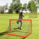 Football Goal Net Folding Outdoor With All Weather 6ft X 3ft | Orange
