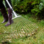Expanding Leaf & Lawn Rake | Silver