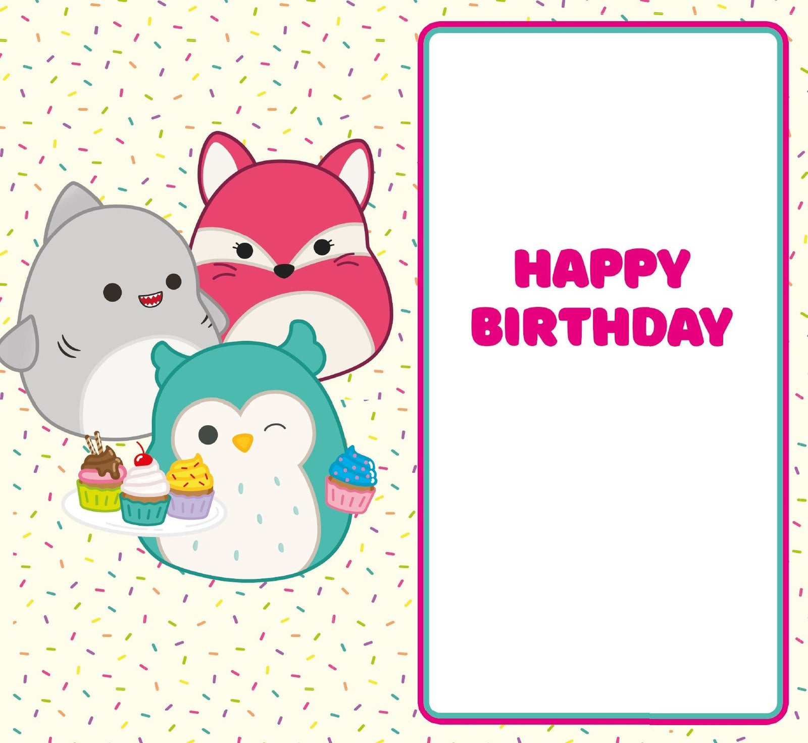 Big Squishy Birthday Hugs' Birthday Card Official Product