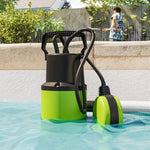 Water Pump With Float Switch, 9000l/h Electric Sump Pump