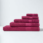 Turkish Cotton 500gsm Towel | Guest Towel | Burgundy