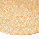 Handwoven Round Placemats Set Of 4 | 40cm | Gold