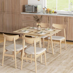 Folding Dining Table For Small Space Wood Drop Leaf Table | Natura