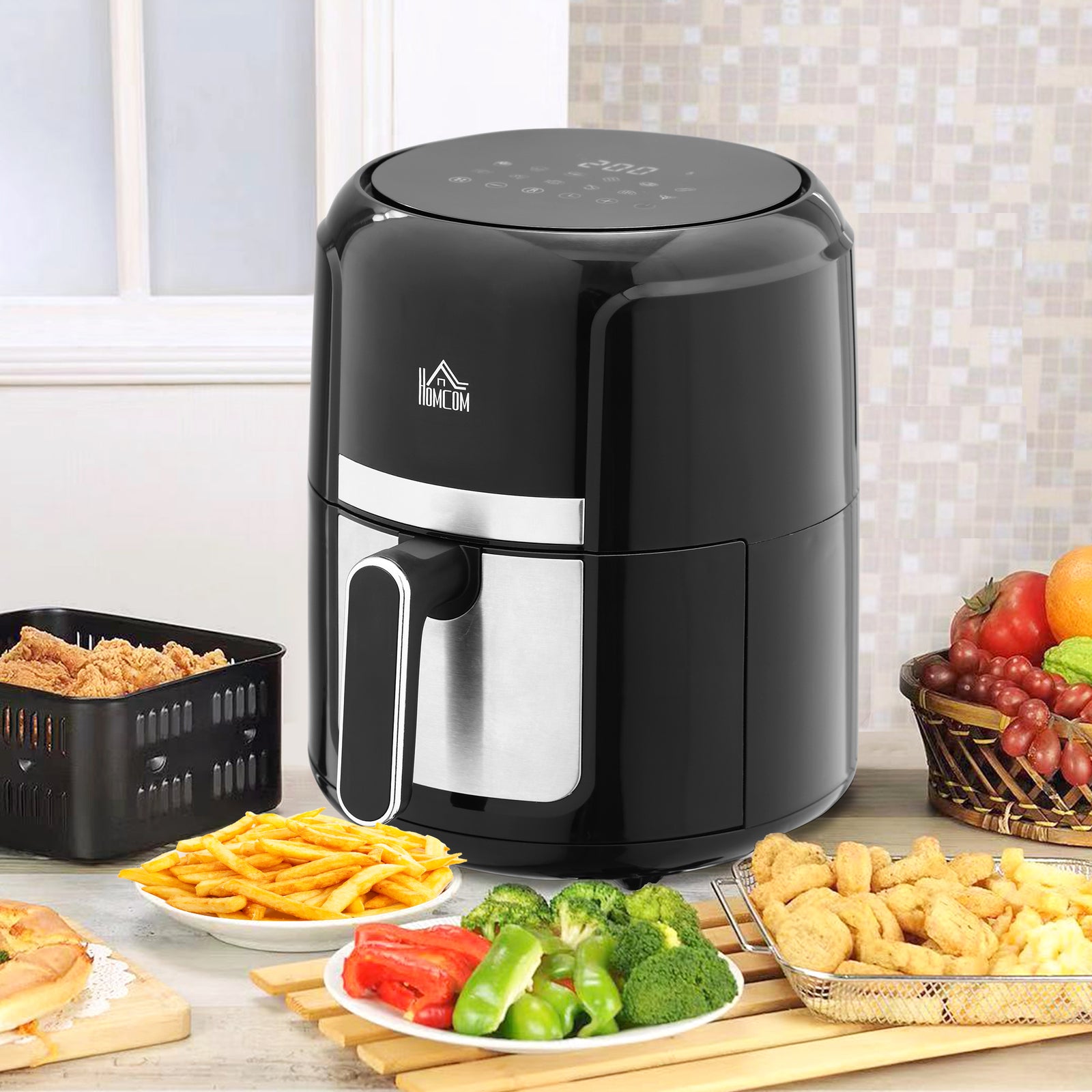 Air Fryer 1300w 4l With Rapid Air Circulation Timer