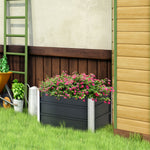 Raised Garden Bed Metal Planter For Vegetables