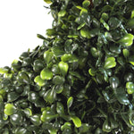 90cm Tall Artificial Boxwood Tower Tree Topiary Spiral Metal Top