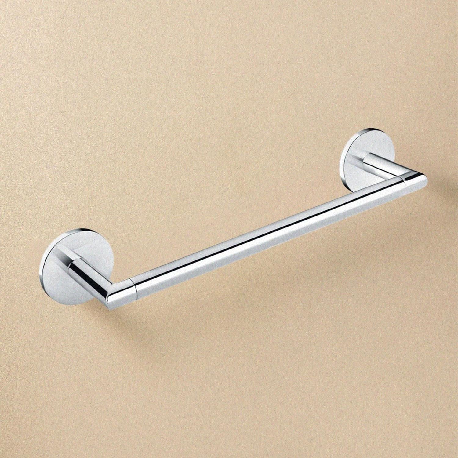 Towel Rail, Self-adhesive, Polished Chrome, 60,5 Cm. Collection Duo Round