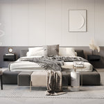 Floating Bedside Table Set Of 2 Wall Mounted Nightstand | Set-of-2 | Black