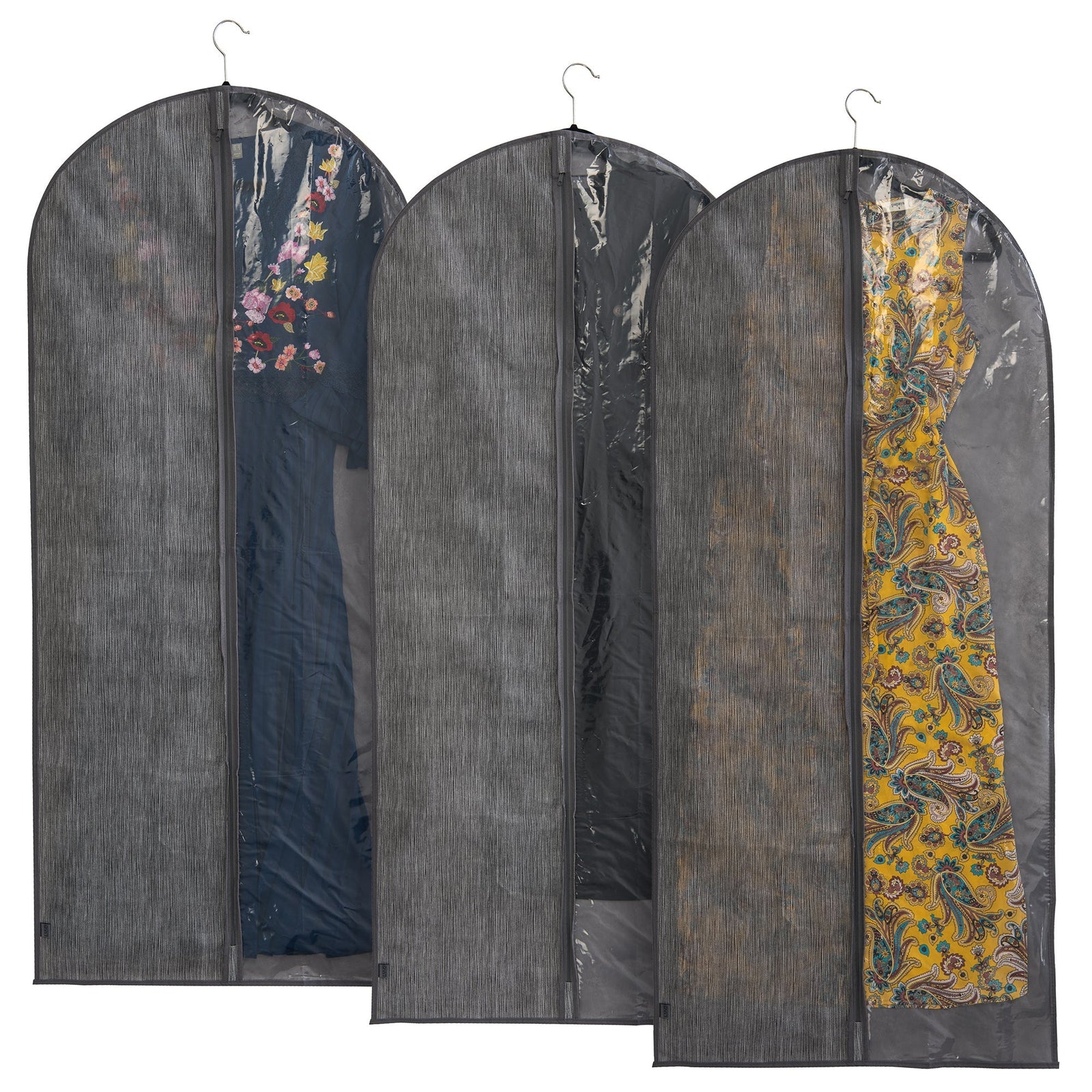 Linen Garment Cover - Set Of 3