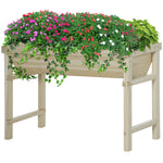 Raised Garden Bed, 108.5x60x80cm, Wooden