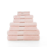 Bliss Pima Supersoft Ultra Absorbent Cotton Towels | Face Cloth (x4) | Pink