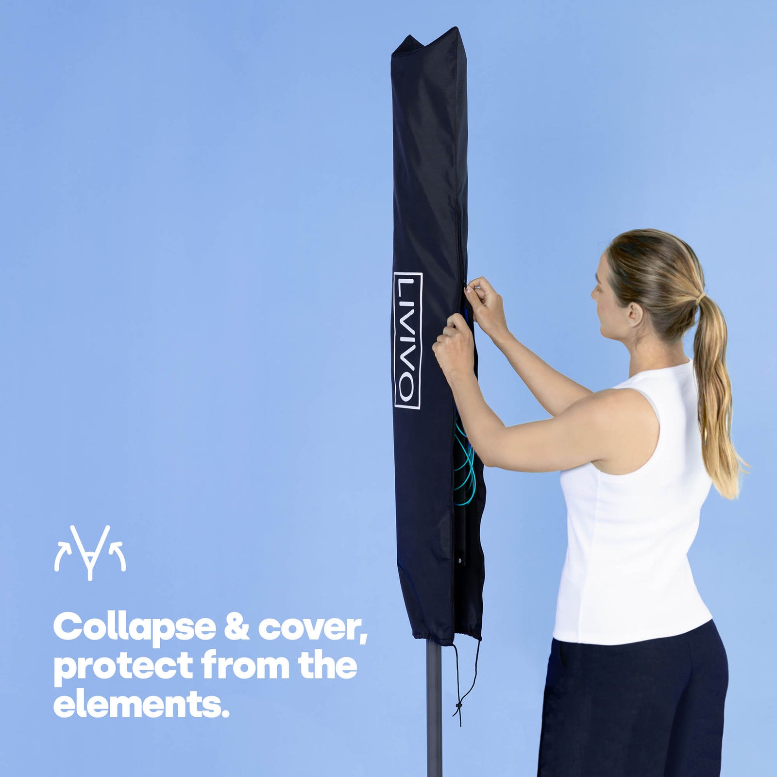 4-arm Rotary Clothes Airer - Charcoal