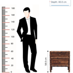 Artisan Furniture Nightstand In Roasted Almond