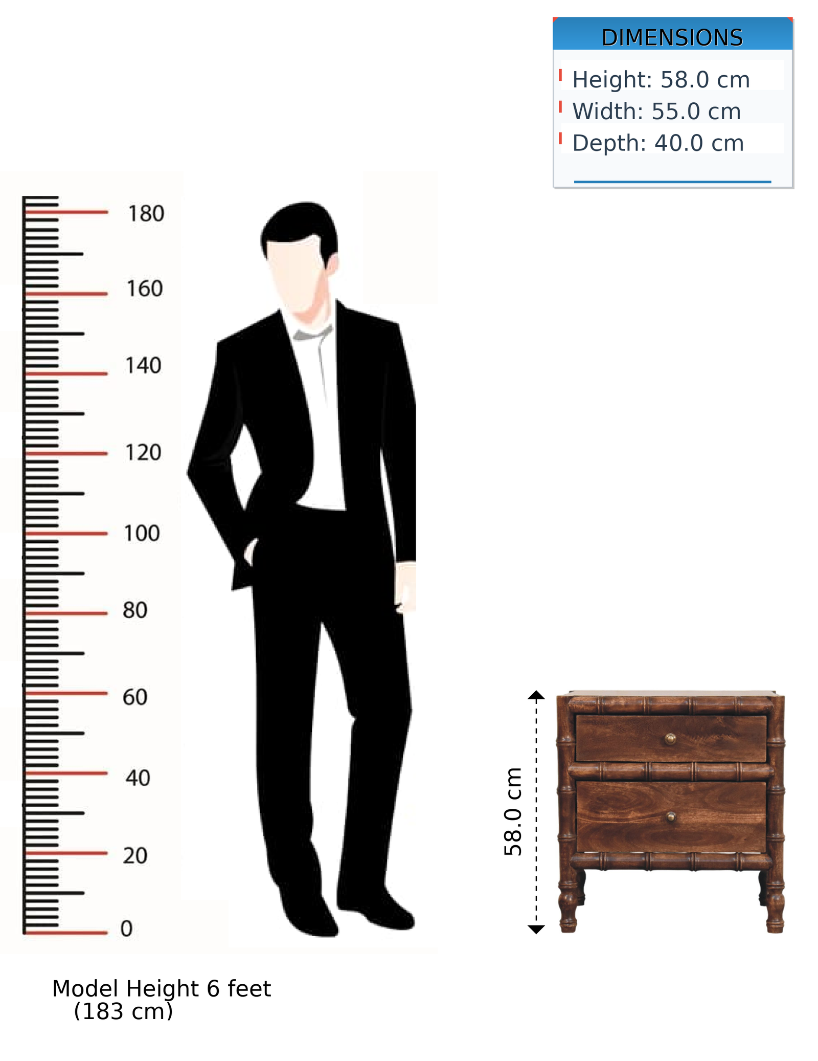 Artisan Furniture Nightstand In Roasted Almond