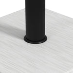 12kg Parasol Base Concrete W/ Adjustable Foot Pad, White