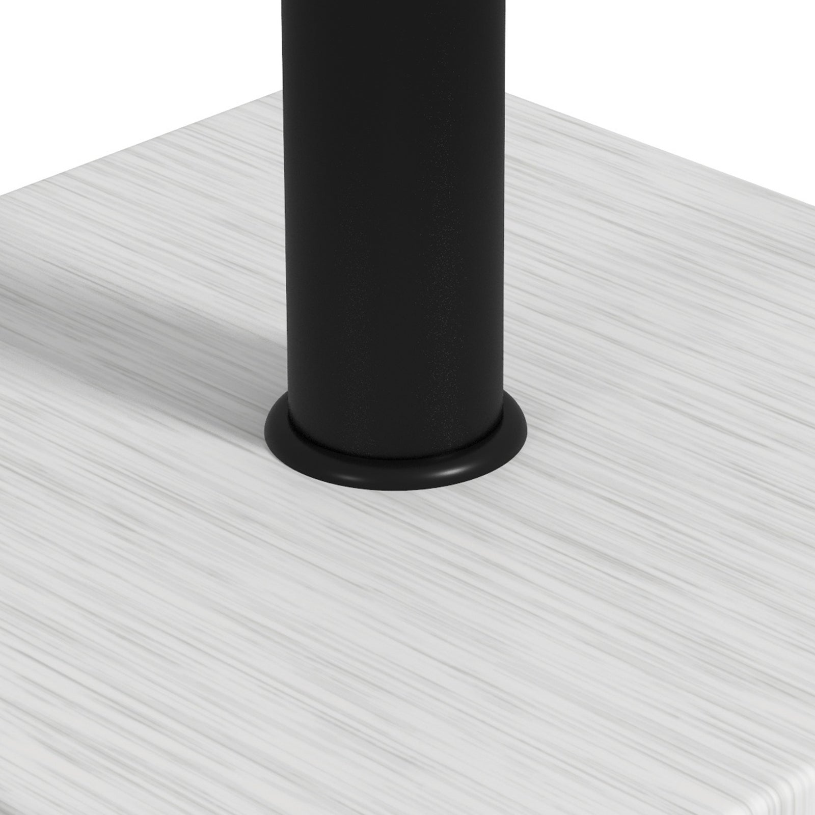 12kg Parasol Base Concrete W/ Adjustable Foot Pad, White