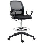 Draughtsman Tall Office Chair Swivel | Black