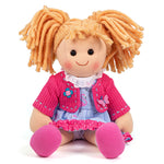 Bigjigs Toys Maggie - Medium Soft Plush Ragdoll, 34cm Tall