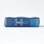 Morocco Striped Cotton Floor Cushion | 40cm x 40cm | Blue