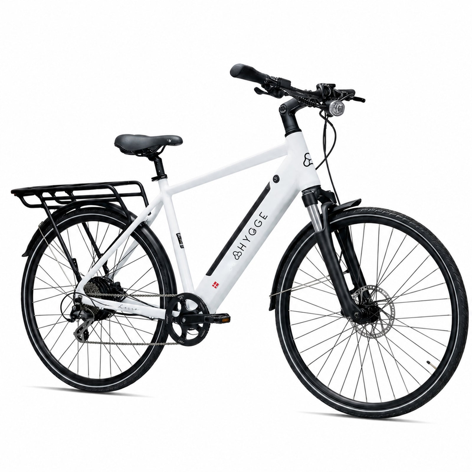 Hygge Lossø 2026 – Urban E-bike 36V 13Ah – Ivory White
