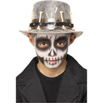 Smiffys Kids Grey Voodoo Distressed Top Hat
