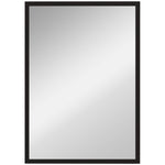60x40/70x50cm Wall Bathroom Mirror For Home Decor Vanity | Large | Black