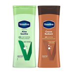 Vaseline Intensive Care Duo Body Lotion Aloe Soothe & Cocoa Radiant, 400ml Each