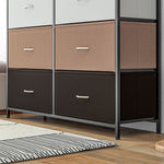 Bedroom Chest Of Drawers Fabric Dresser Foldable Drawers | One Size | Multi Colour