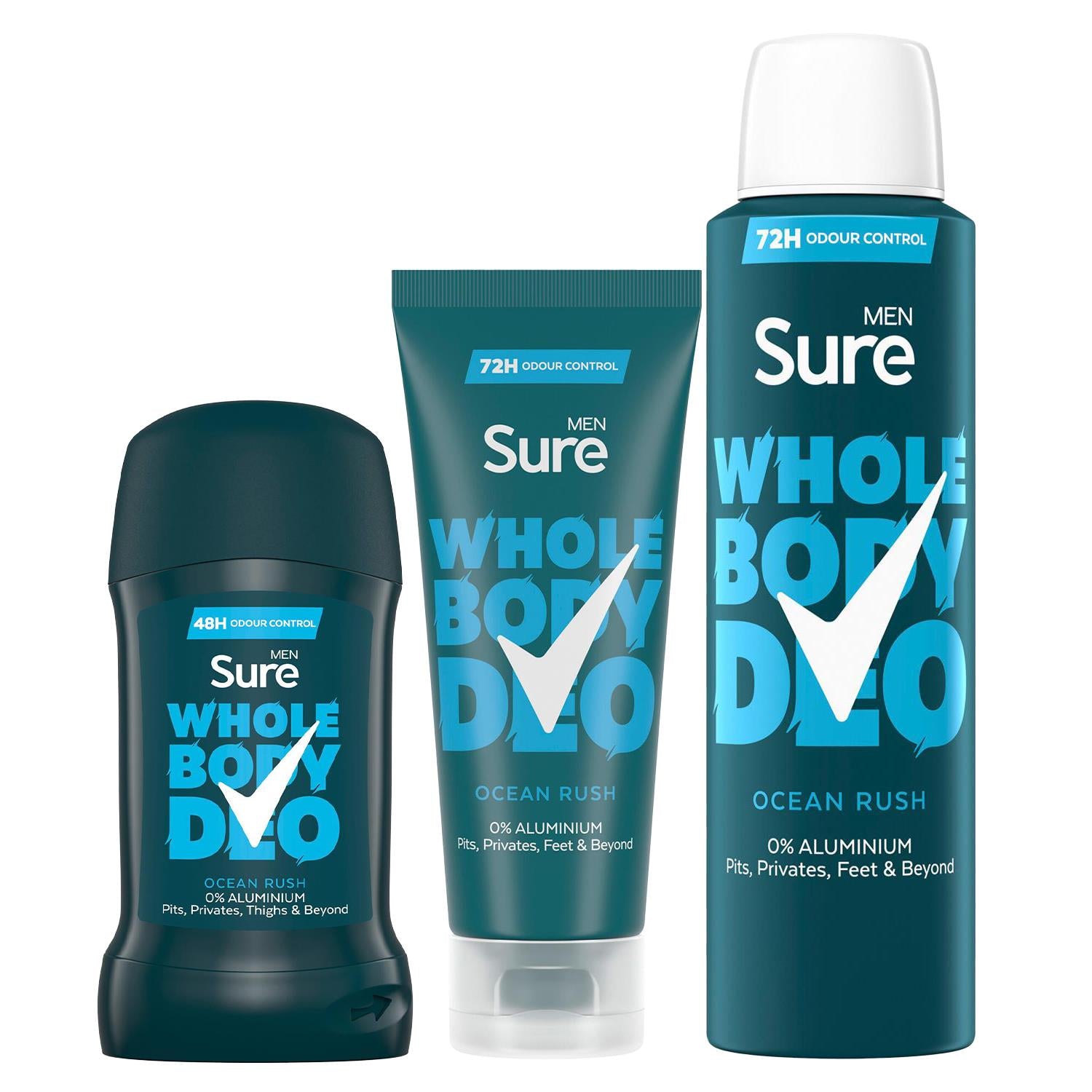 Whole Body Ocean Rush Bundle Spray, Cream And Stick