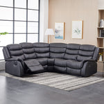 Astoria Reclining Corner Sofa | Corner | Black