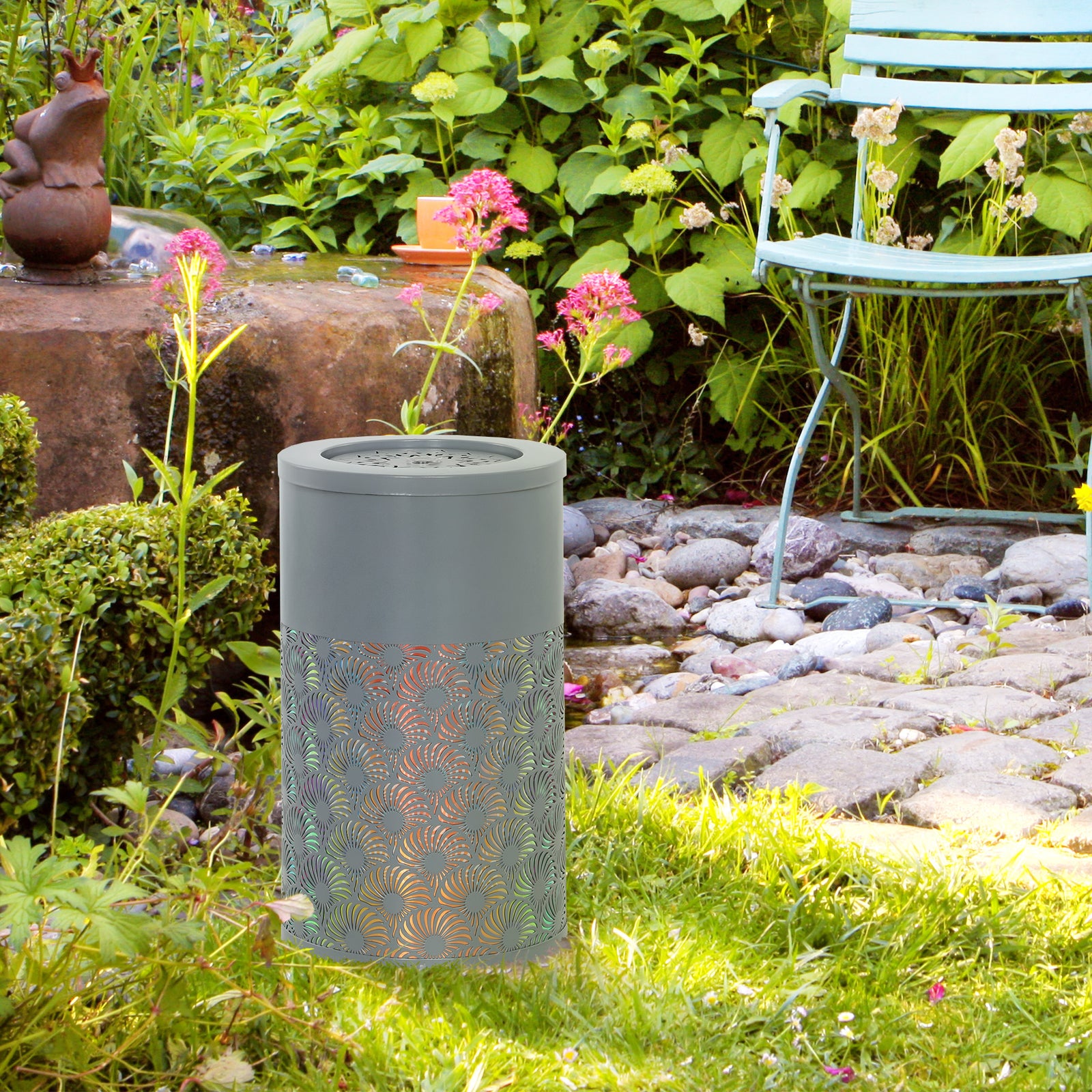 30cm Adjustable Garden Fountain, Grey