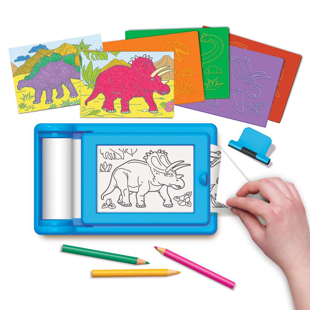 Kidzmaker - Dinosaur Rub Art Studio