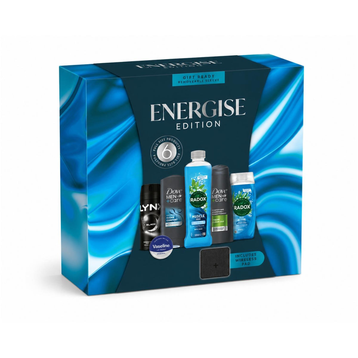 DOVE Multi Branded Energise Edition Gift Set, Radox, Lynx, Vaseline