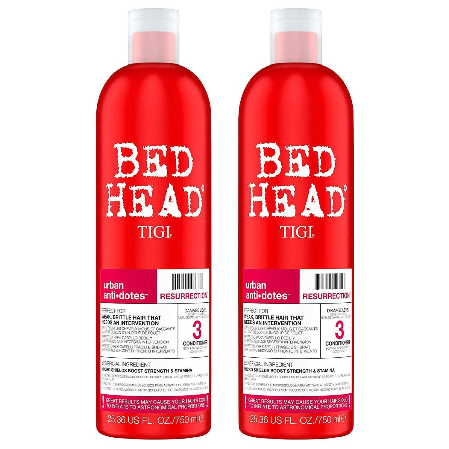 2x  Urban Antidotes Resurrection Conditioner For Damaged Hair 750ml
