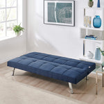 Click Clack Linen Blend Sofa Bed - 3 Seater | Blue