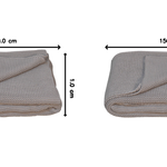 Double Knitted Throw | Grey