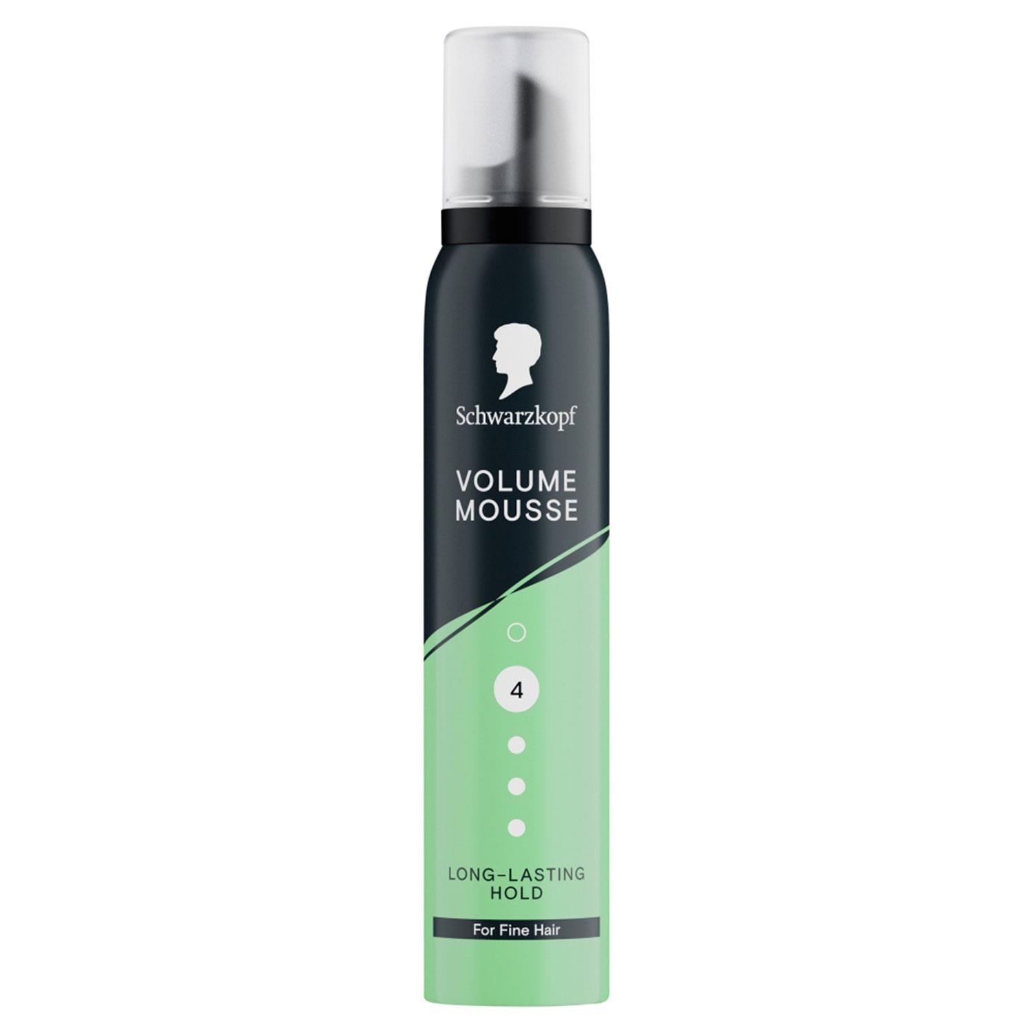 Mousee Volume Hl4, 200ml Strong Hold Foam For Curly Hair, 3 Pack