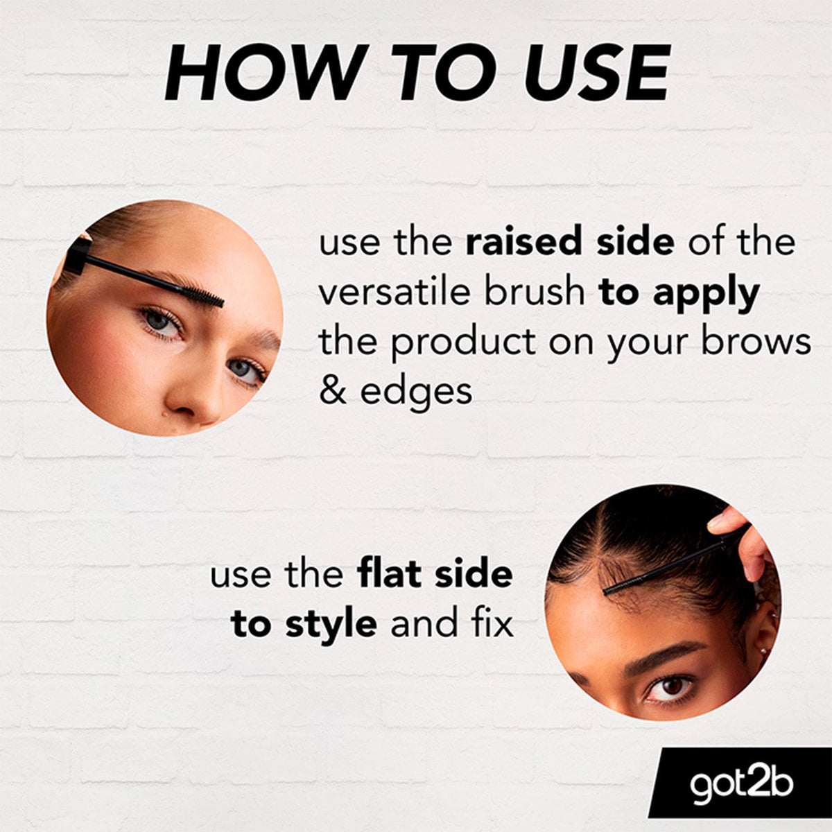 Glued For Brows & Edges Eyebrow Gel 16ml, Pack 3