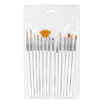 Envie Nail Art Brush Set 15pc Gel Acrylic Polish Design Painting Drawing Pen Pack