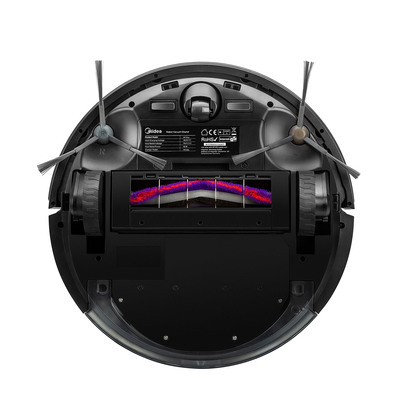 M7 Pro Robot Vacuum Cleaner And Microfibre Mop Combo | Black
